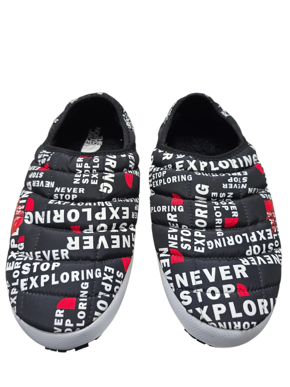 The North Face Thermoball Traction Men Size 8 Black Sole with Red | Faux Fur